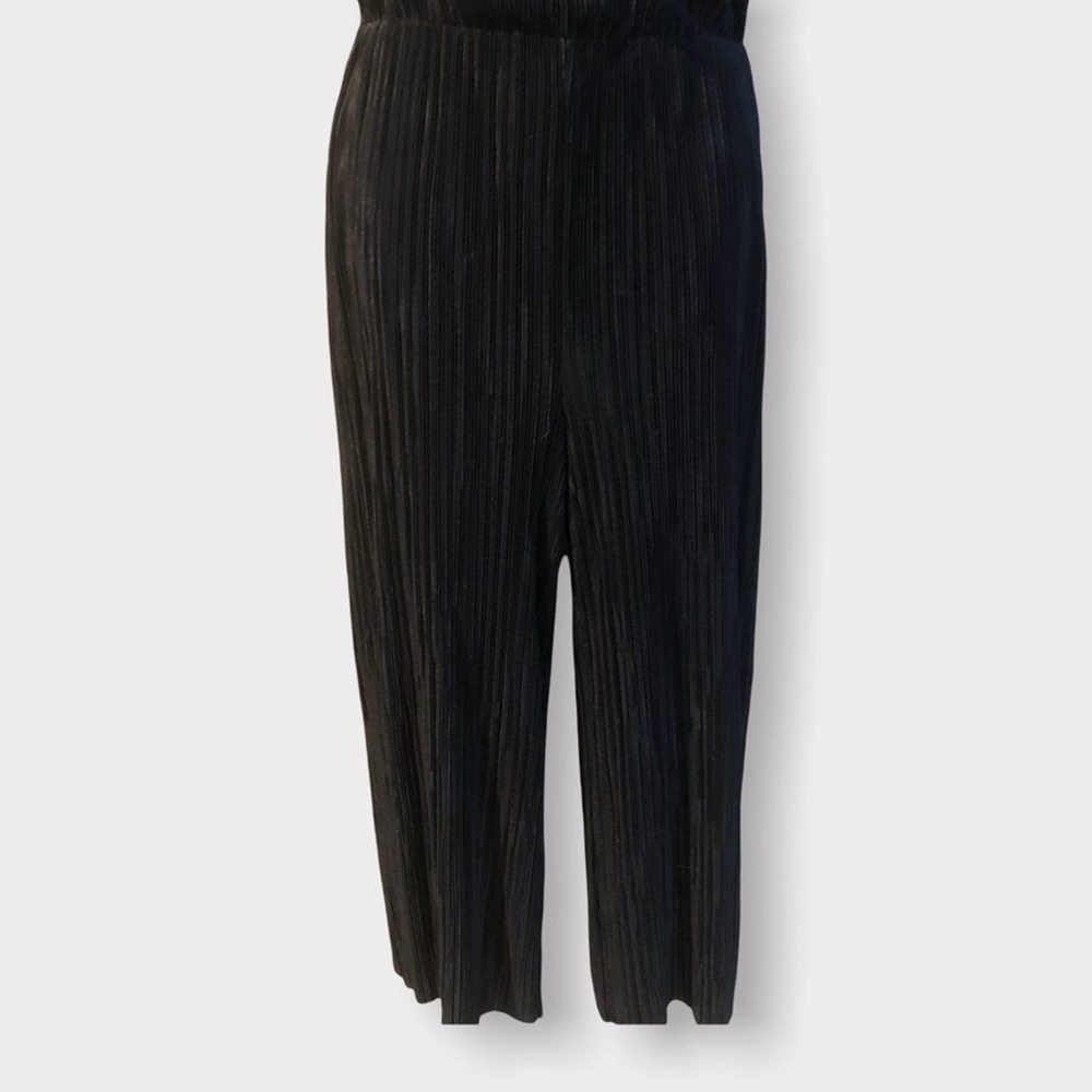 19 Cooper Nordstrom NWT black pleated halter jumpsuit Size small - Picture 4 of 8